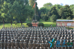 战略支援部队驻苏某部新兵团纪念“九一八”事